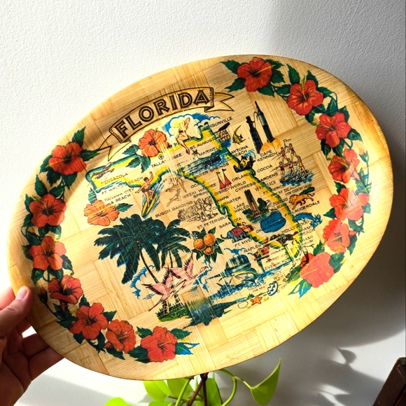 Bamboo Florida Tray - Picture 2 of 4